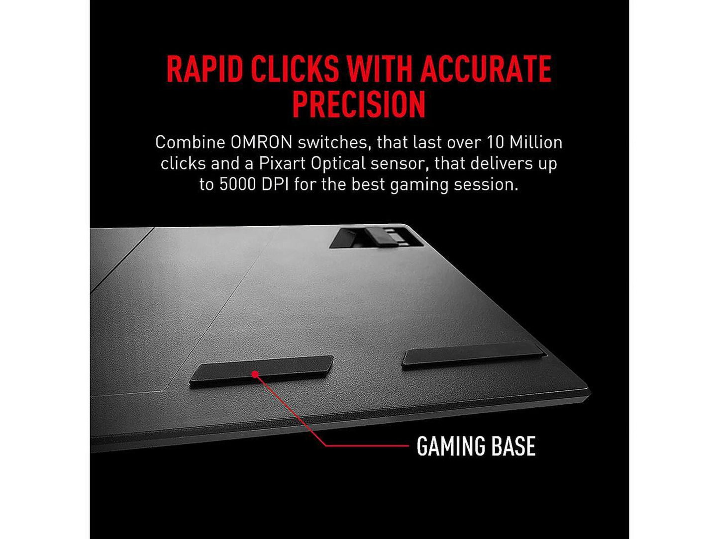 Vigor GK30 Combo, 6-Zone RGB GK30 Gaming Keyboard & GM11 Gaming Mouse, Water Repellent & Splash-Proof, 5000 DPI