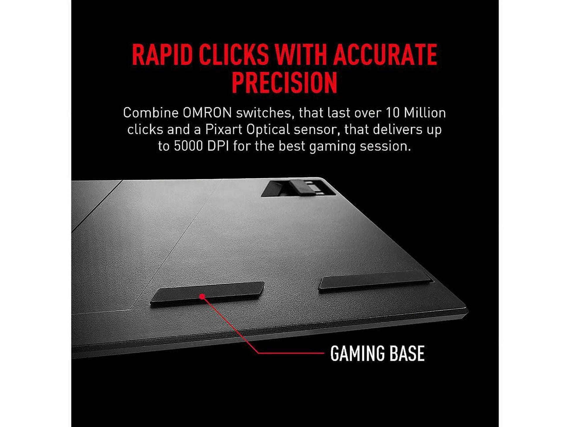 Vigor GK30 Combo, 6-Zone RGB GK30 Gaming Keyboard & GM11 Gaming Mouse, Water Repellent & Splash-Proof, 5000 DPI