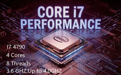 Gaming PC Desktop, Intel Core I7 up to 4.0G, GTX 1660 Super 6GB, 16GB RAM, 512GB M.2 SSD, 550W 80PLUS Bronze PSU, Wifi 5, RGB Fan X5, Windows 11 Home