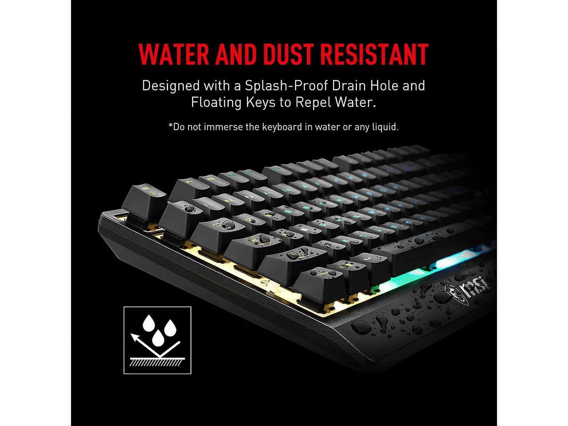 Vigor GK30 Combo, 6-Zone RGB GK30 Gaming Keyboard & GM11 Gaming Mouse, Water Repellent & Splash-Proof, 5000 DPI
