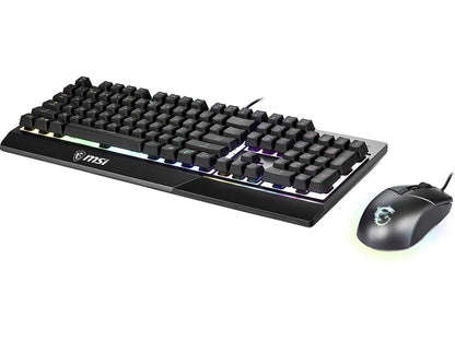 Vigor GK30 Combo, 6-Zone RGB GK30 Gaming Keyboard & GM11 Gaming Mouse, Water Repellent & Splash-Proof, 5000 DPI